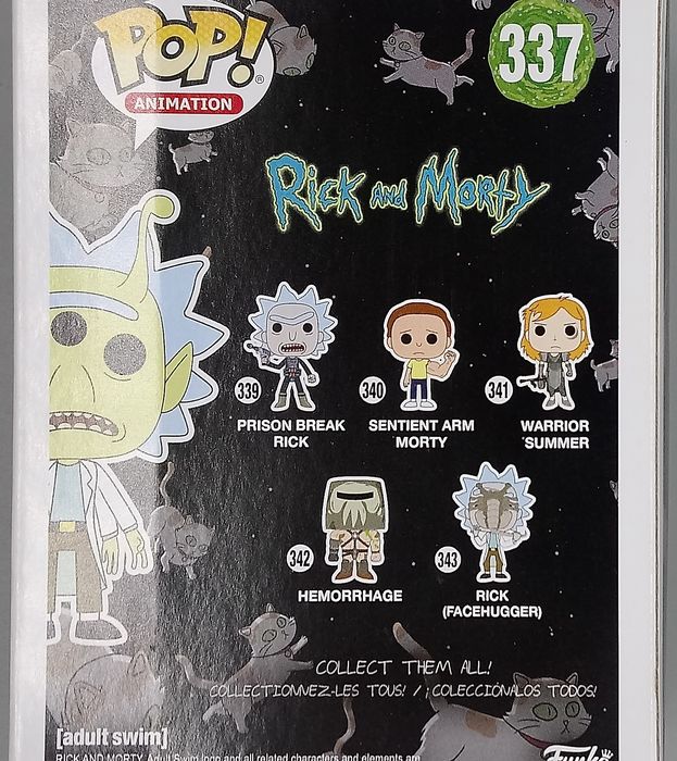 337 Alien Rick - Rick and Morty - 2018 Con - Box Damaged Funko POP