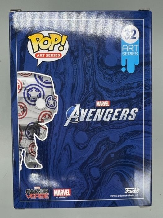 32 Captain America (Avengers Game) - Art Series Funko POP