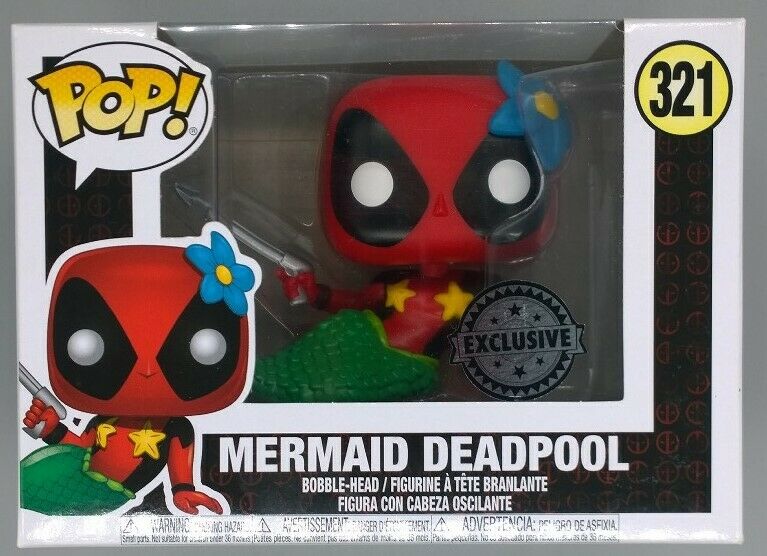321 Mermaid Deadpool - Marvel - Exclusive Funko POP
