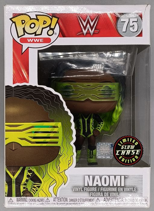 75 Naomi - Glow Chase - WWE - Box Damaged Funko POP Funko