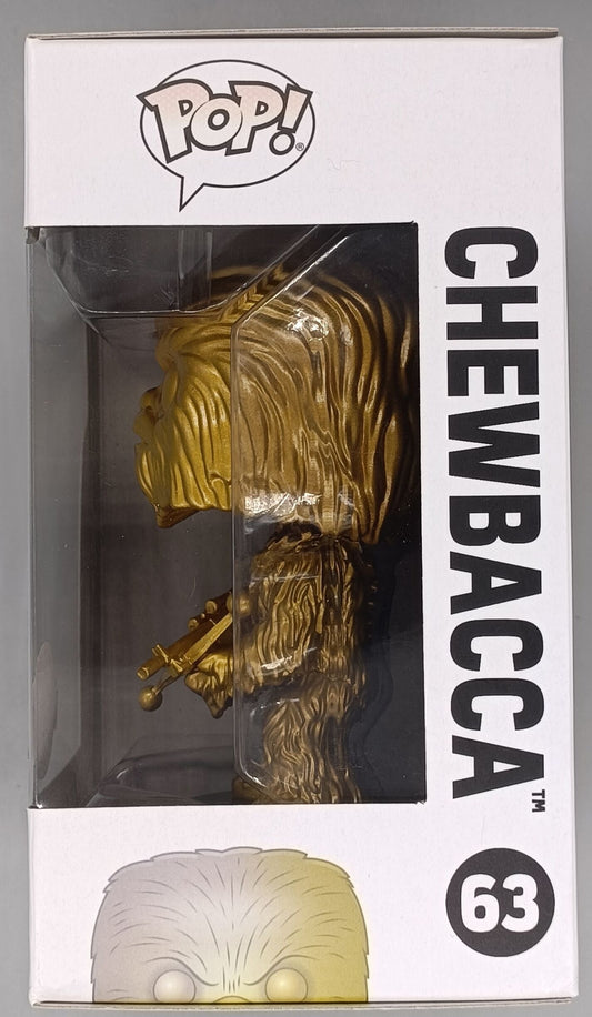 63 Chewbacca (Gold) - Star Wars - Special Edition Funko POP - Box Damaged