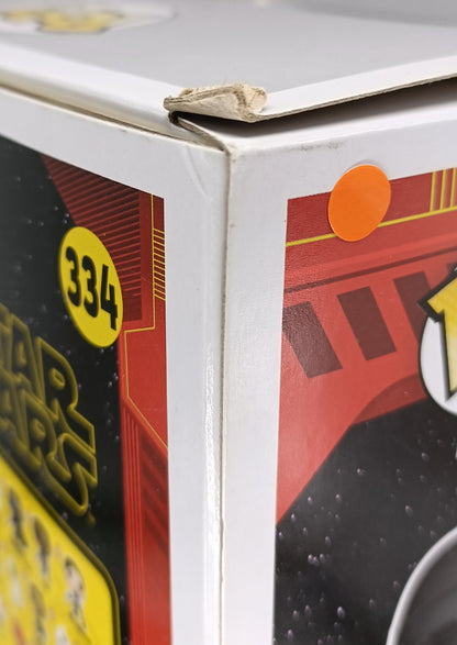 #334 Knight of Ren (Arm Cannon) Chrome - Star Wars Funko POP (Box Damage)
