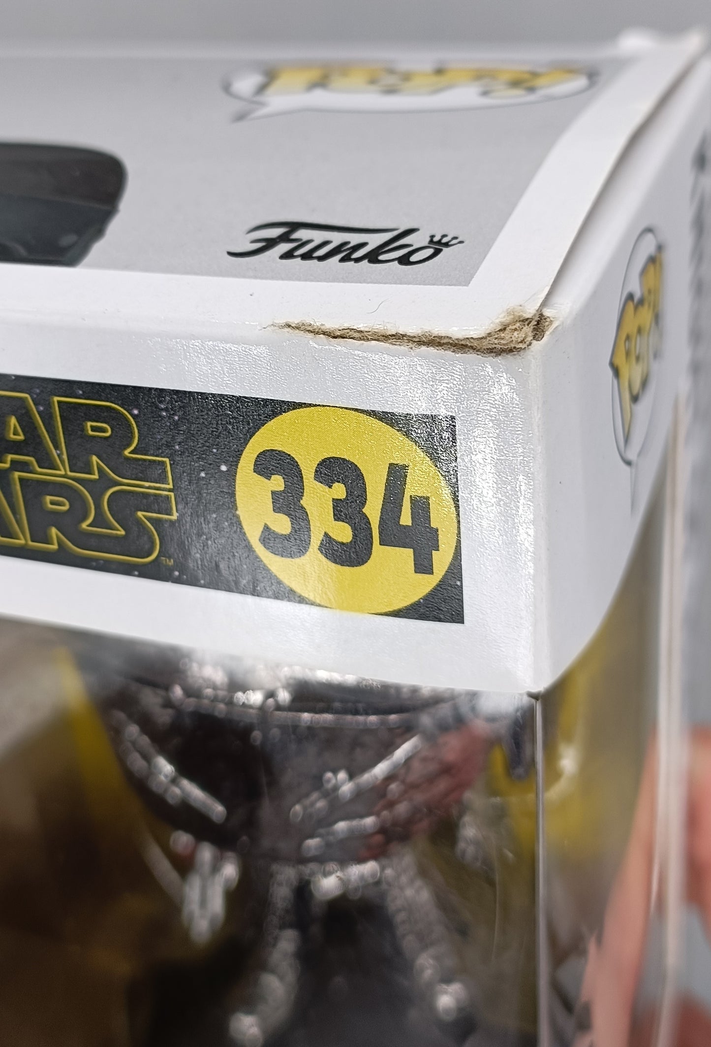 #334 Knight of Ren (Arm Cannon) Chrome - Star Wars Funko POP (Box Damage)