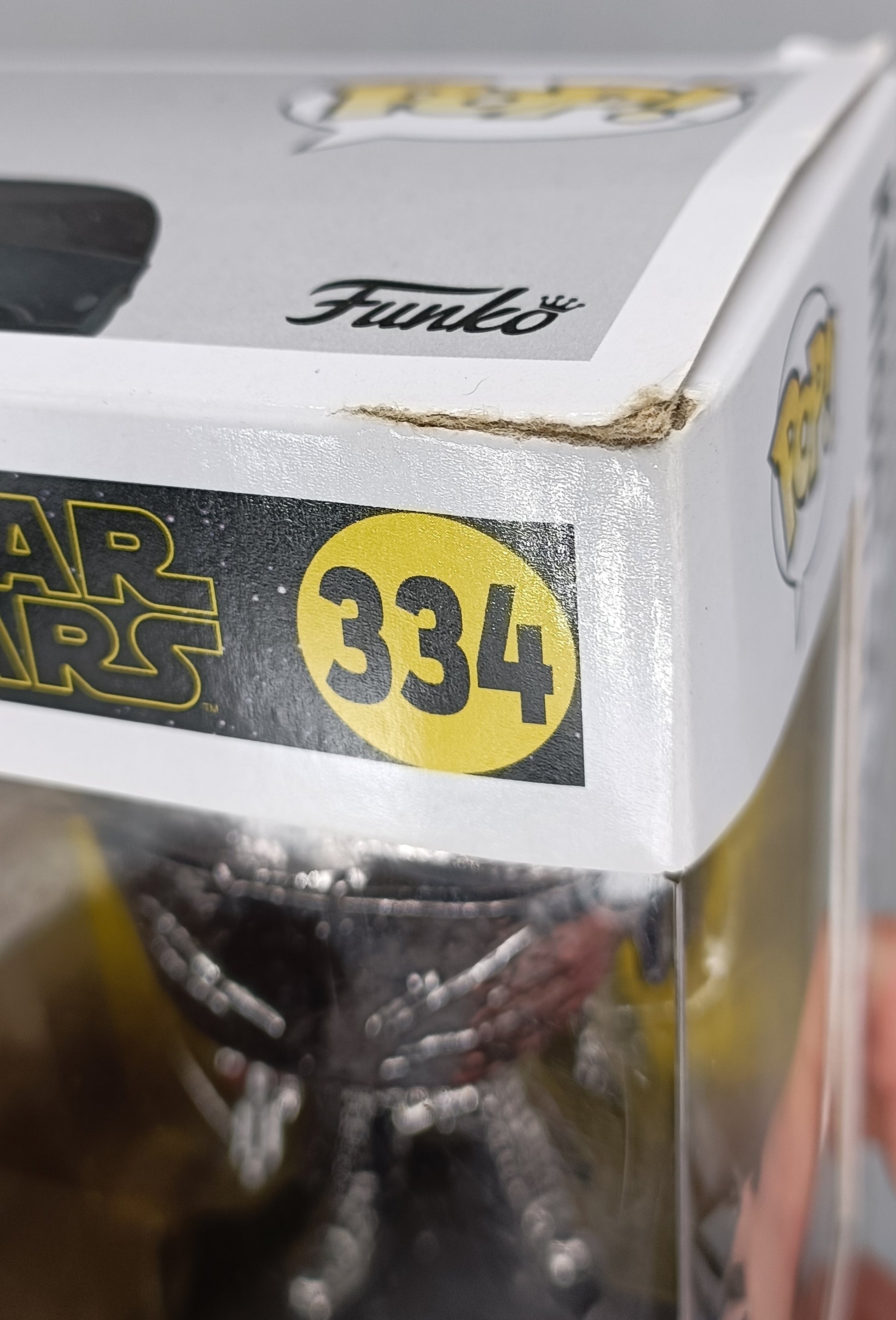 #334 Knight of Ren (Arm Cannon) Chrome - Star Wars Funko POP (Box Damage)