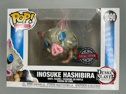 #1090 Inosuke Hashibira (Lounging) Demon Slayer - Funko POP - Box Damaged