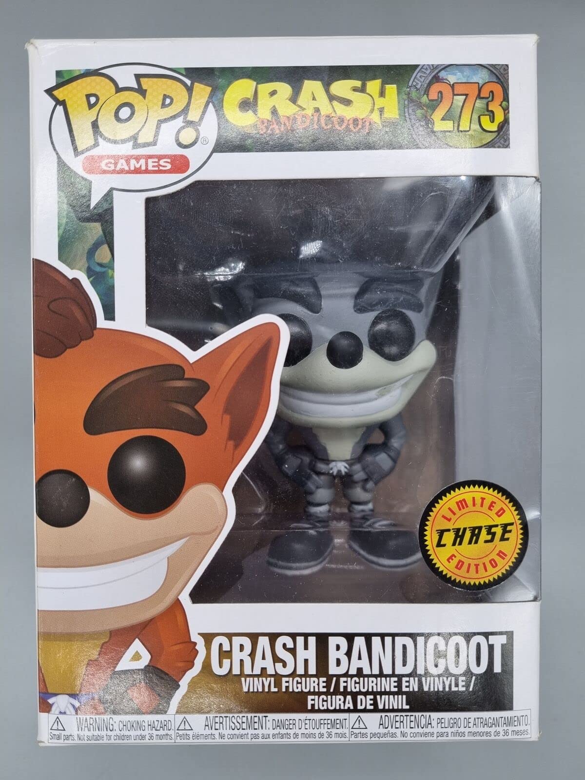 273 Crash Bandicoot - B&W Chase Edition - Funko POP - Box Damaged