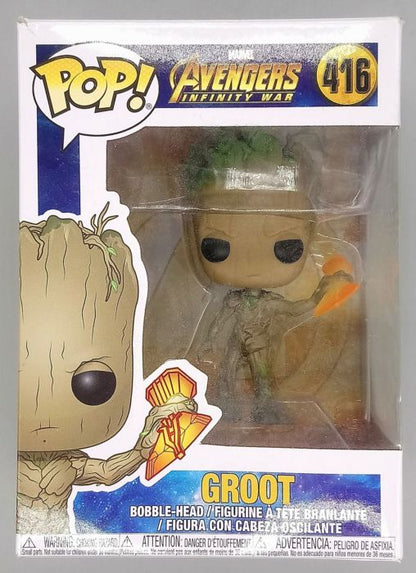 416 Groot (Stormbreaker) Marvel Avengers Infinity Box Damaged Funko POP Funko