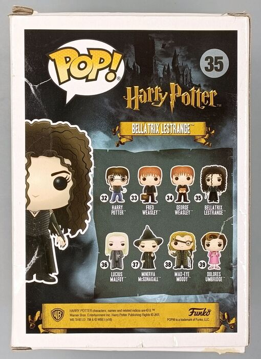 35 Bellatrix Lestrange - Harry Potter - Box Damaged Funko POP