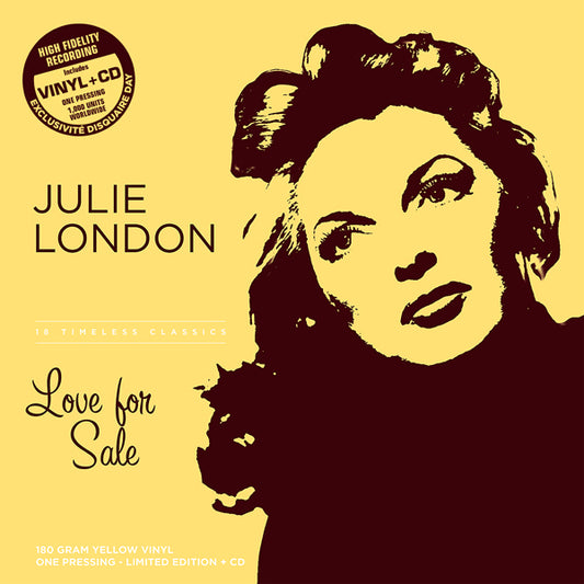 Julie London - Love For Sale (Yellow Vinyl + Cd) (Rsd 2023) - <NONE> - LP