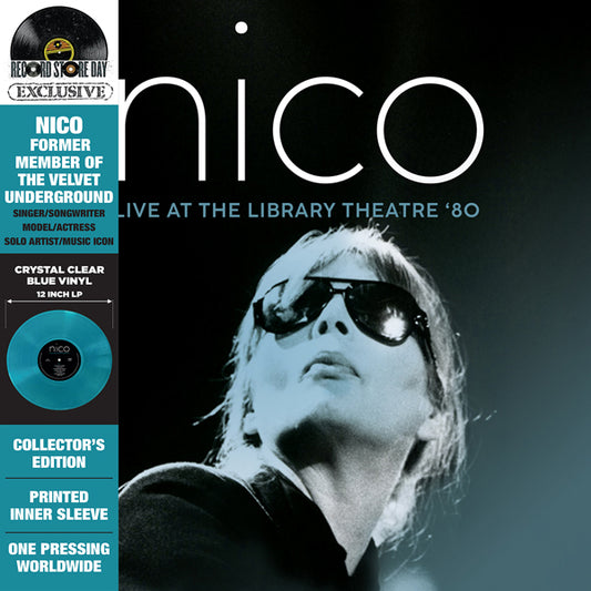 Nico - Live At The Library Theatre '80 (Crystal Clear Blue Vinyl) (Rsd 2023) - <NONE> - LP