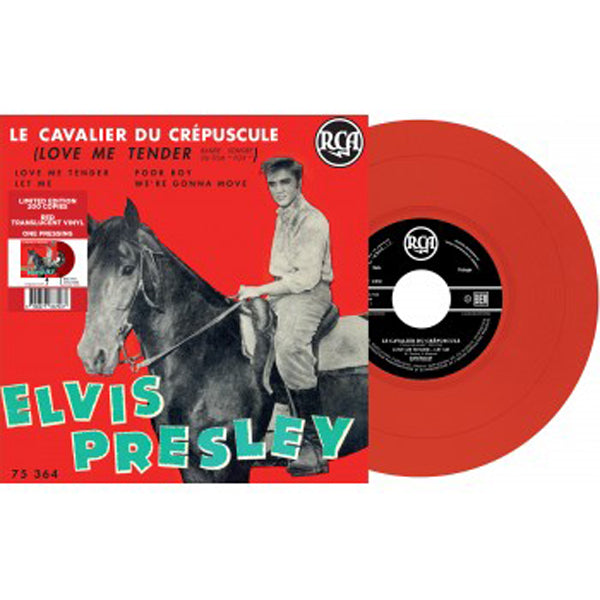 Elvis Presley - Ep Étranger N°11 - Le Cavalier Du Crépuscule  Red Vinyl - Rock/Pop - 7