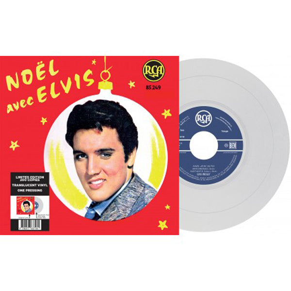 Elvis Presley - Ep Étranger N°12 - Noël Avec Elvis  Translucent Vinyl - Rock/Pop - 7