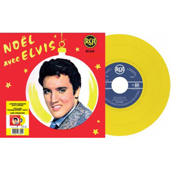 Elvis Presley - Ep Étranger N°12 - Noël Avec Elvis  Yellow Vinyl - Rock/Pop - 7