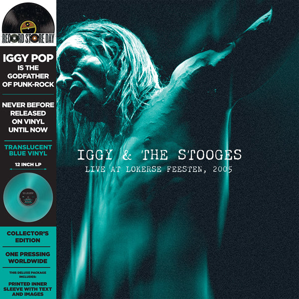 Iggy & The Stooges - Live At Lokerse Feesten 2005 (Turquoise Vinyl) (Rsd 2024) - <NONE> - LP