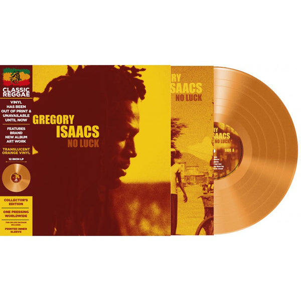 Gregory Isaacs - No Luck Orange Translucent Vinyl - Reggae/Ska - LP