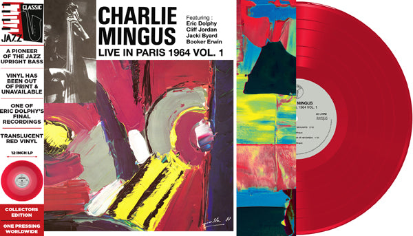 Charlie Mingus - Live In Paris Vol.1 (Red Vinyl) - <NONE> - LP