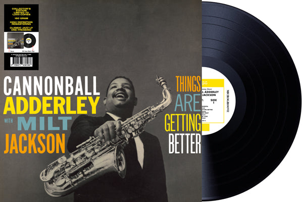 Cannonball Adderley With Milt Jackson - Things Are Getting Better - Jazz - LP