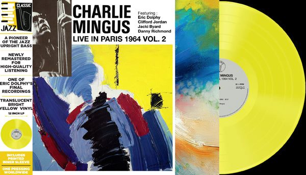 Charlie Mingus - Live In Paris Vol.2 (Yellow Vinyl) - <NONE> - LP
