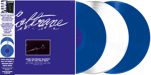 John Coltrane - Live At The Half Note (Blue/White Vinyl 3Lp) - Jazz - 3LP