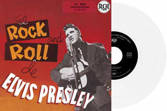 Elvis Presley - Ep Étranger N°19 - El Rock And Roll De Elvis Presley (Spain)(White Vinyl) - Rock/Pop - 7