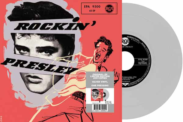 Arena - Ep ÂTranger Nâ21 - Rockin' Presley - Epa 9500 (Germany) (Limited 7" Silver Vinyl) - Rock/Pop - 7" Vinyl Music