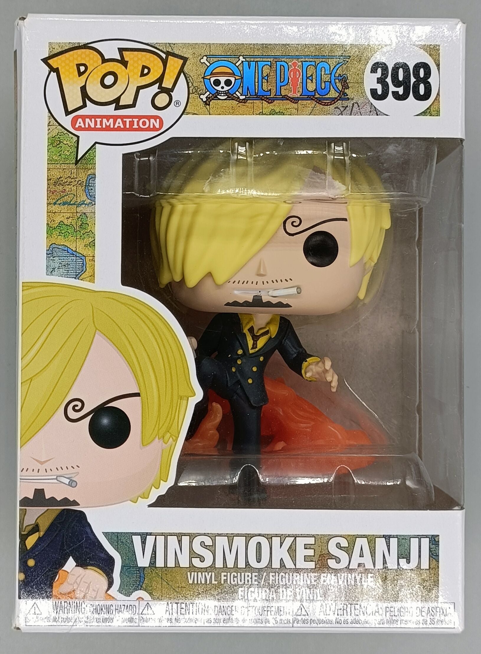 398 Vinsmoke Sanji - One Piece Funko POP Box Damaged