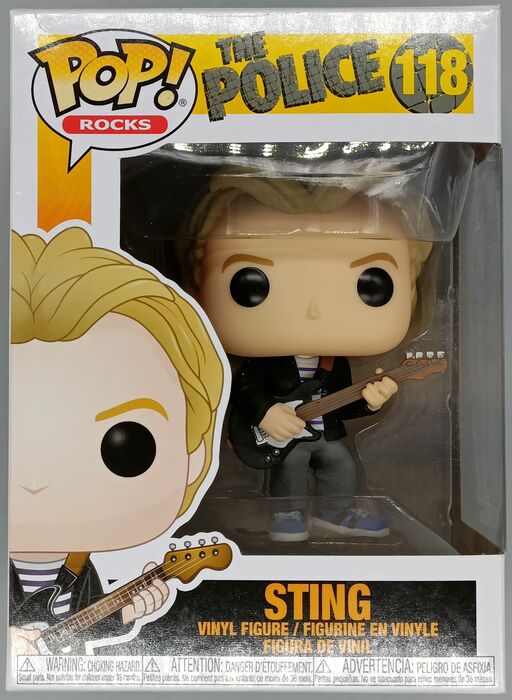 118 Sting - Rocks - The Police - Box Damaged Funko POP Funko