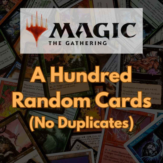Magic The Gathering: Mystery Pack Bundle of 100 Random Single Cards - No Duplicates