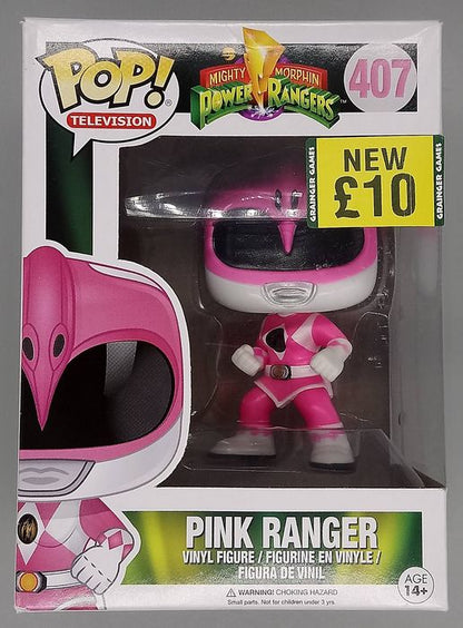 407 Pink Ranger (Action Pose) - Power Rangers - Box Damaged Funko POP Funko
