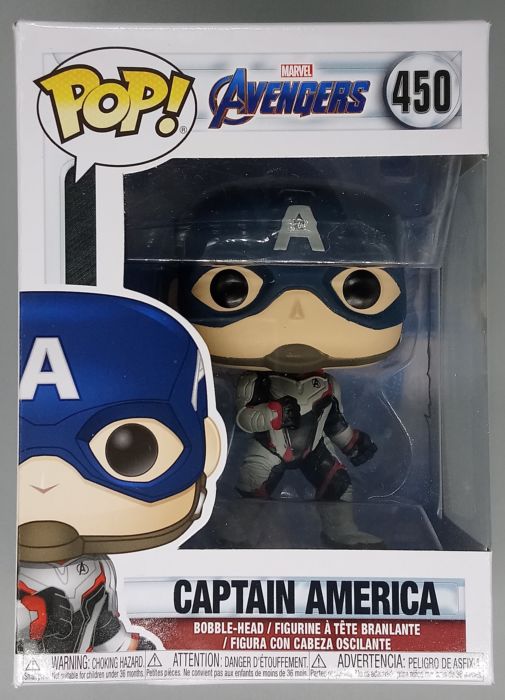 450 Captain America (Team Suit) Marvel Avengers Box Damaged Funko POP Funko