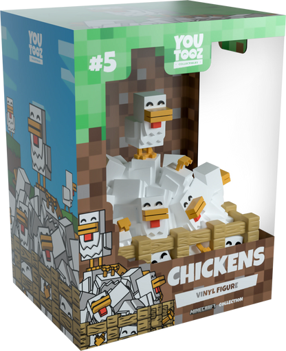 Youtooz Chickens Minecraft Action Figure