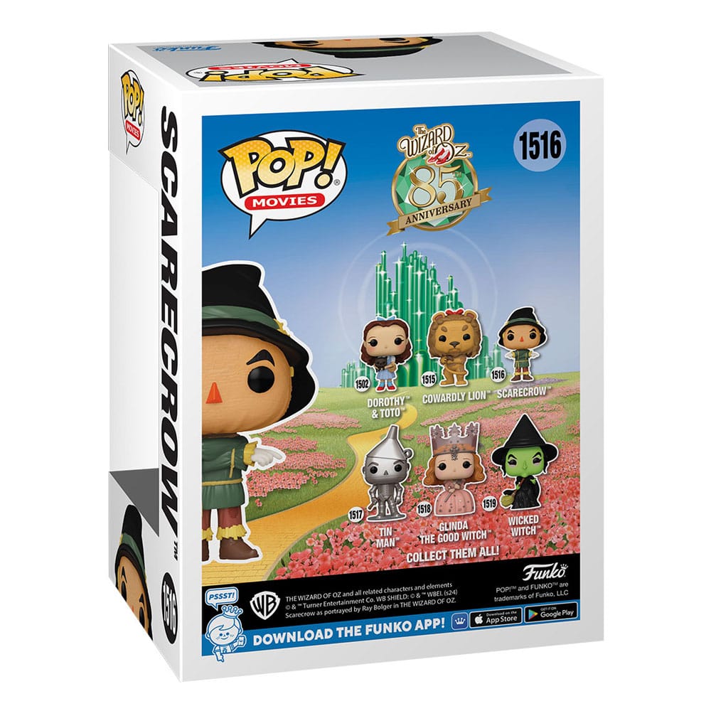 1516 The Scarecrow - Wizard of Oz 85th Anniversary Funko POP New