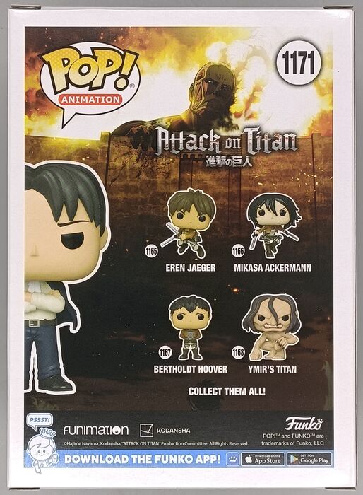 1171 Formal Levi - Attack on Titan Funko POP