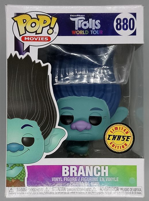 880 Branch (Sad) - Chase - Trolls World Tour - Box Damaged Funko POP