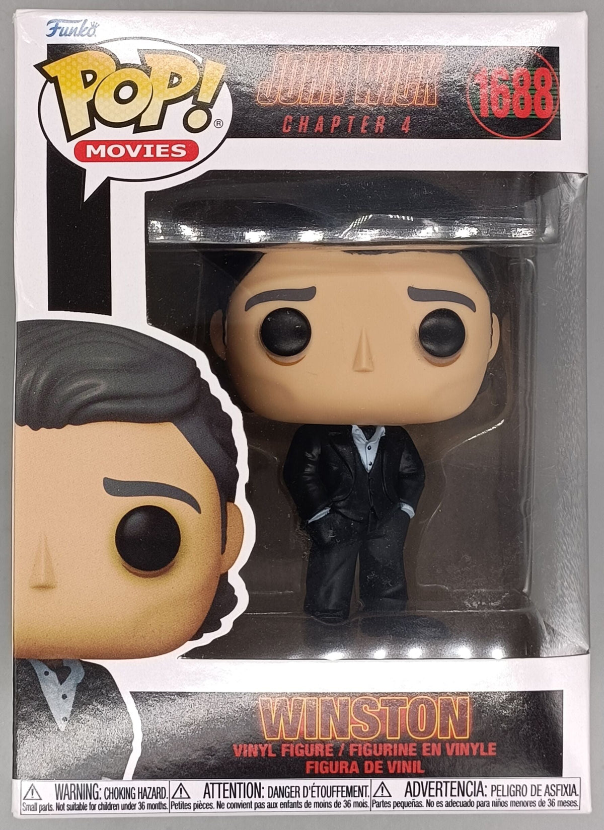 1688 Winston - John Wick 4 - Funko POP - Box Damaged