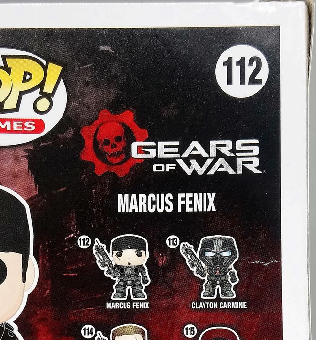 112 Marcus Fenix - Gears of War - Box Damaged Funko POP