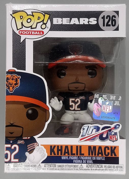 126 Khalil Mack (Chicago Bears) - NFL - Box Damaged Funko POP Funko