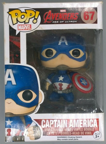67 Captain America -Marvel Avengers - Box Damaged Funko POP Funko