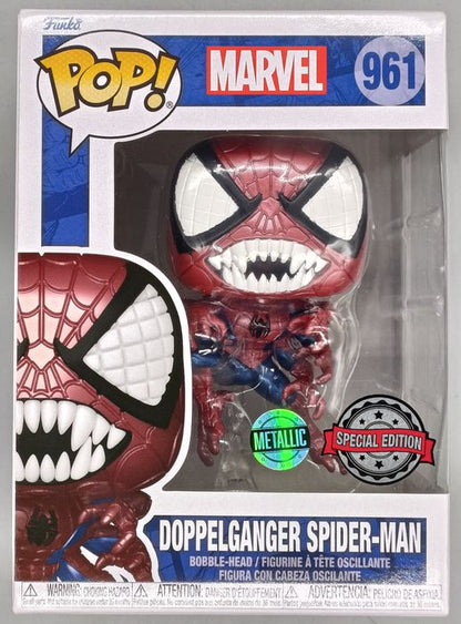 961 Doppelganger SpiderMan Metallic - Marvel Funko POP Funko
