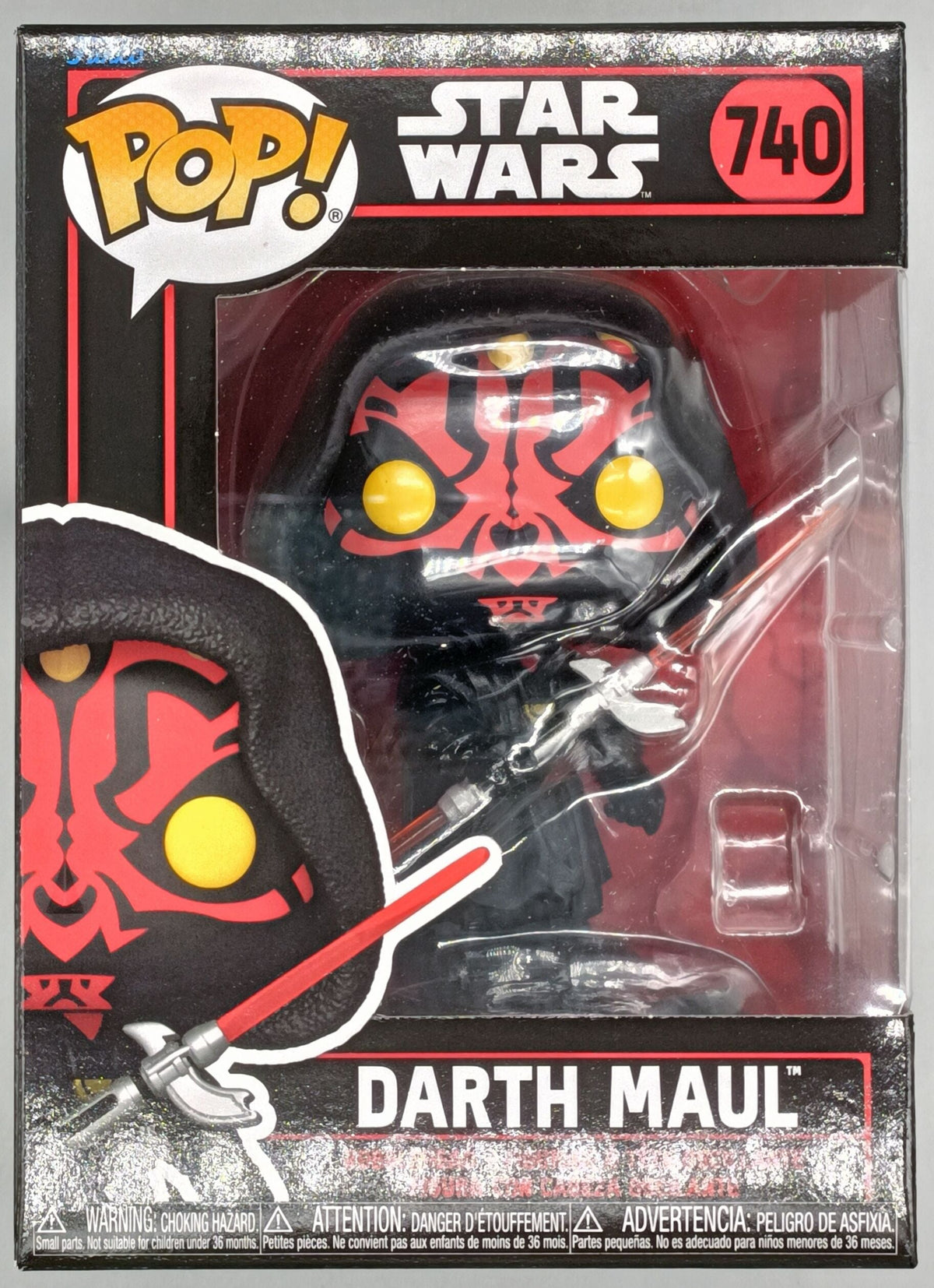 740 Darth Maul - Star Wars: Dark Side Funko POP - Brand New Funko
