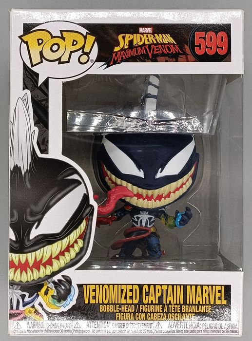 599 Venomized Captain Marvel - Marvel Max Venom Box Damaged Funko POP Funko
