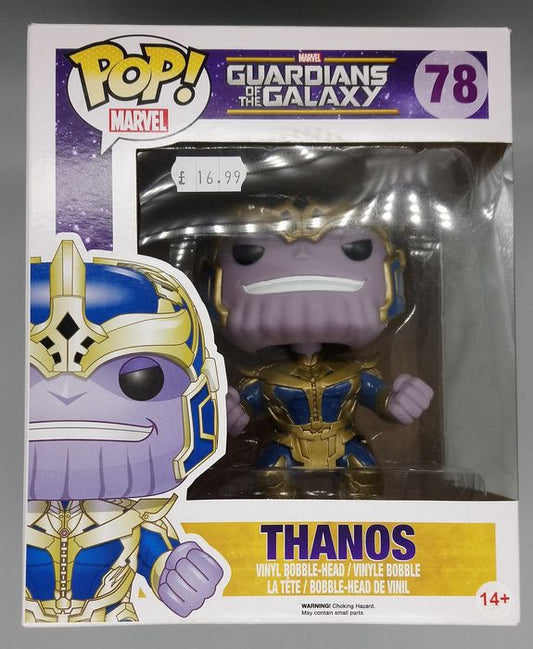 78 Thanos - 6 Inch - Marvel Guardians of the Galaxy Box Damaged Funko POP