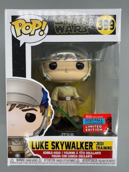 399 Luke Skywalker (Jedi Training) Star Wars 2020 C Box Damaged Funko POP