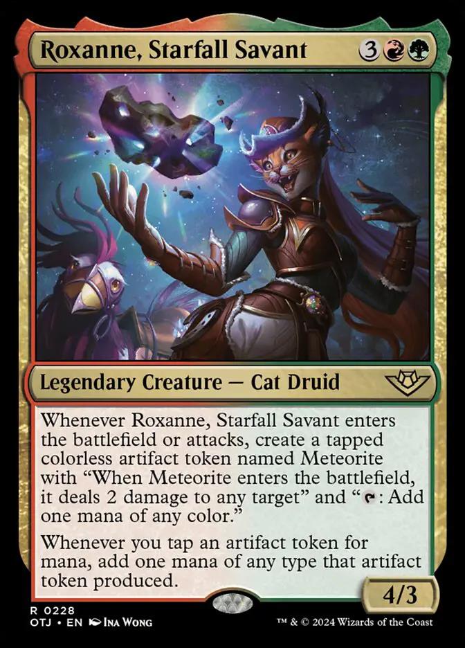 228 - Roxanne, Starfall Savant - Outlaws of Thunder Junction - Normal - Magic: The Gathering Card