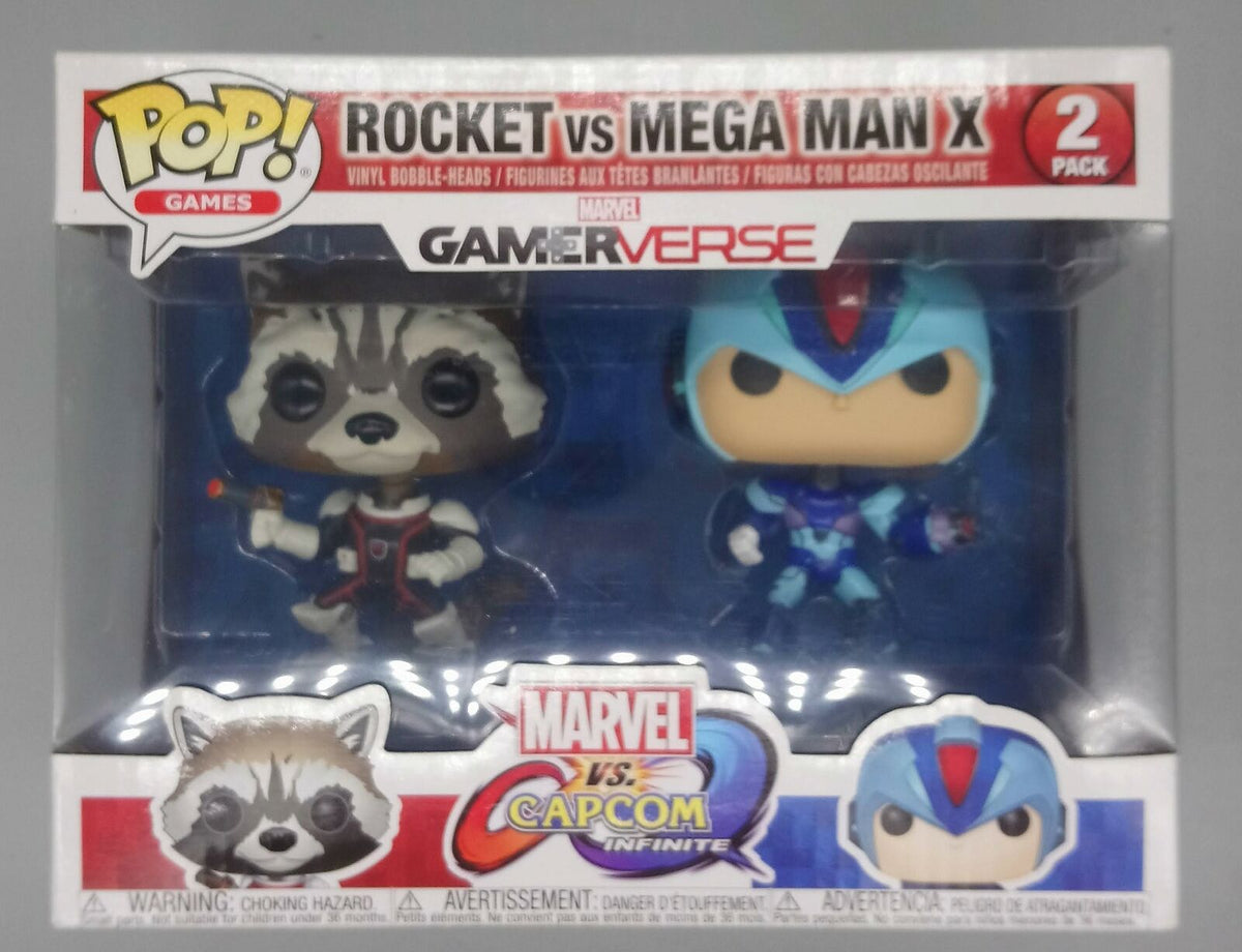 Rocket vs Mega Man X - Capcom vs. Marvel Funko POP Funko