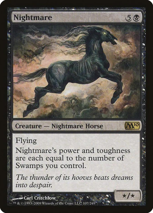 107 - Nightmare - Magic 2010 - Foil - Magic: The Gathering Card