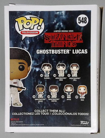 548 Ghostbuster Lucas - Stranger Things - Box Damaged Funko POP