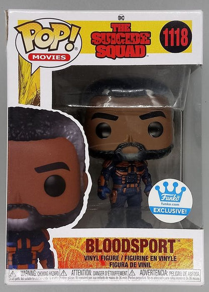 1118 Bloodsport (Unmasked)  The Suicide Squad Box Damaged Funko POP