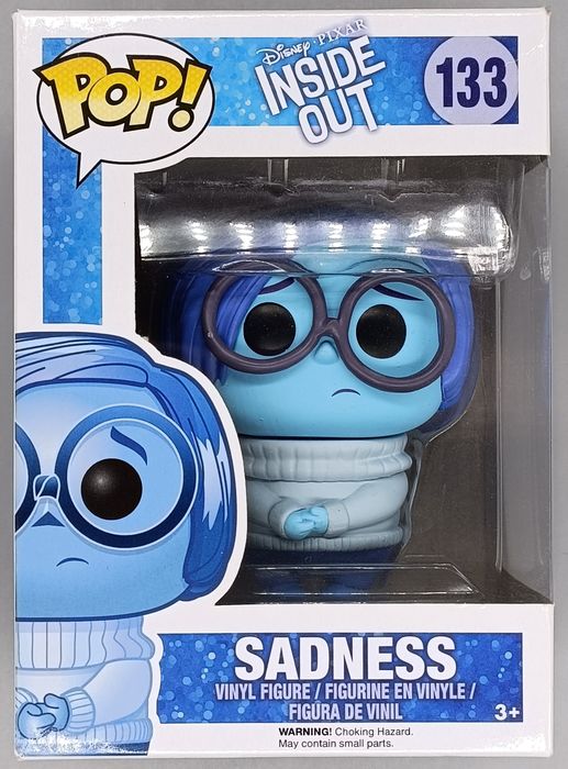 133 Sadness - Disney Pixar Inside Out - Box Damaged Funko POP