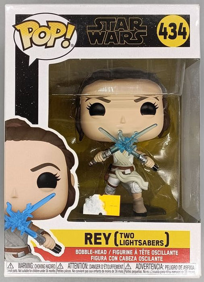 434 Rey (Two Lightsabers) - Star Wars - Box Damaged Funko POP